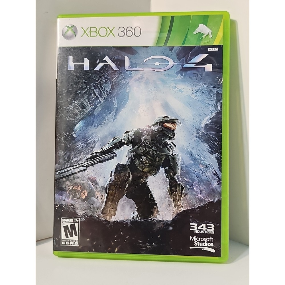 Halo 4 (Microsoft Xbox 360, 2012) One Disc Good Other Disc Has Ring Not Tested